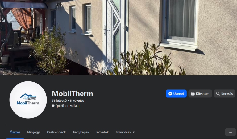 Céges honlap helyett csak facebook